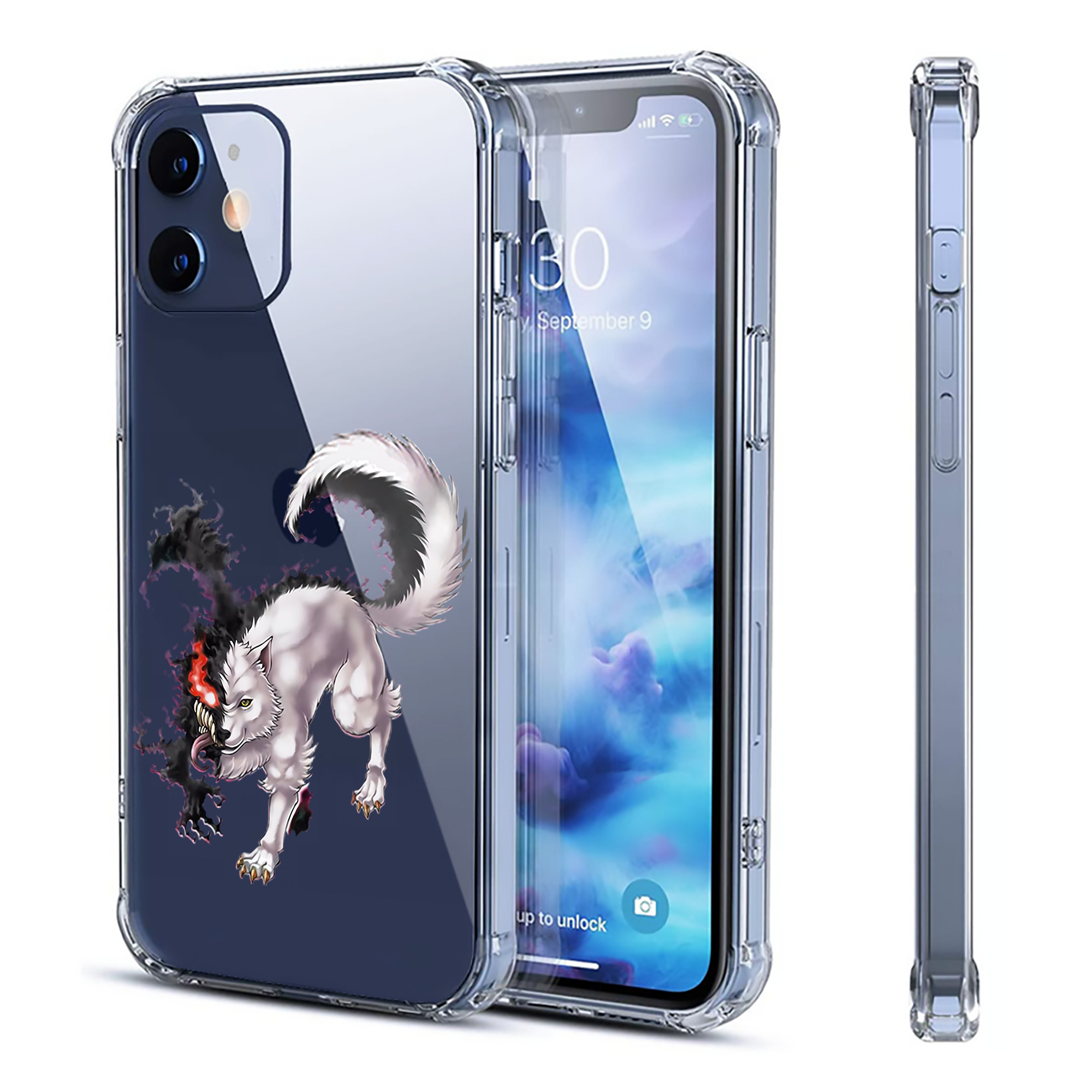（画像用） 遊☆戯☆王 Yu-Gi-Oh! 【iPhone 12シリーズ対応】透明スマホケース（クリアソフトケース）